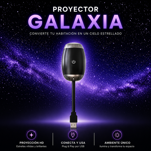 Proyector de galaxia Saturno — convierte tu habitación en el cosmos cada noche